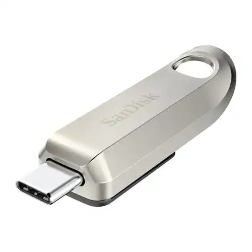 USB-C-Stick Sandisk Ultra Luxe 128 GB mit USB-Type-C-Anschluss