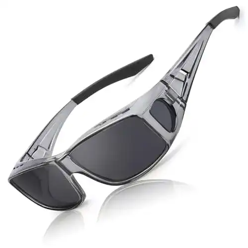 Überzieh-Sonnenbrille Lvioe Unisex mit polarisierten Gläsern