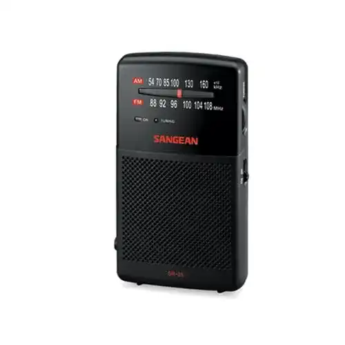Sangean SR-35 Taschenradio – Tragbares Mini-Radio für FM und AM