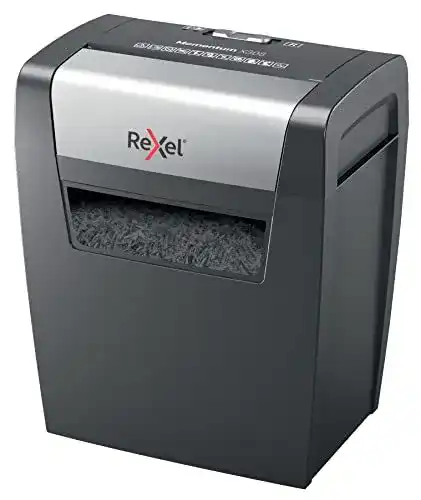 Aktenvernichter Rexel Momentum X308 mit Partikelschnitt für 9-8 Blatt