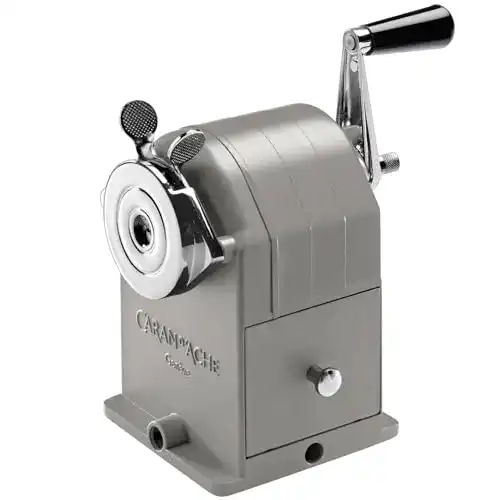 Anspitzer mit Kurbel Caran d’Ache 455.2 – Spitzmaschine für Bleistifte