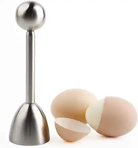 Eierköpfer YIQI Eieröffner aus Edelstahl Eier Cutter
