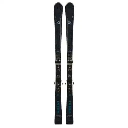 Völkl Ski-Set Flair 76 mit Vmotion 10 Lady Bindung in Blau, Größe 161
