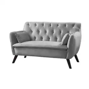 Küchensofa Atlantic Home Collection Janna, 2-Sitzer aus Samt