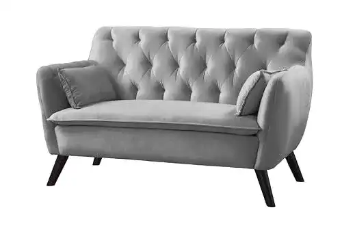 Küchensofa Atlantic Home Collection Janna, 2-Sitzer aus Samt