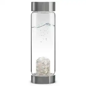 Vitajuwel ViA Luna Wasserflasche mit Mondstein und Bergkristall