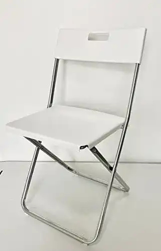Klappstuhl Ikea Gunde 602.177.99 in Weiß und Banane
