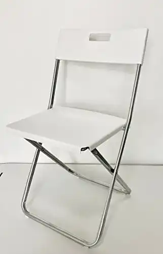 Klappstuhl Ikea Gunde 602.177.99 in Weiß und Banane