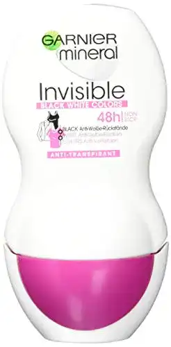 Garnier Mineral Deo Roll-On Invisible für schwarze und weiße Kleidung