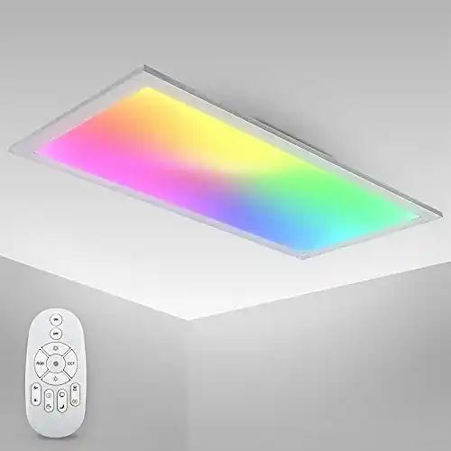 LED Panel 120×30 von B.K.Licht mit Fernbedienung