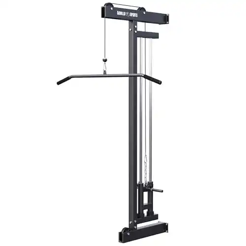 Kabelzugstation Gorilla Sports – Wandmontage für Home-Gym