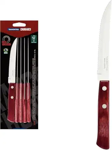 Tramontina Steakmesser und Pizzamesser Set 6-teilig