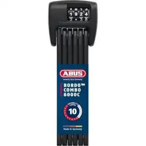 Abus Bordo 6000C Faltschloss mit Schlosshalter und 4-stelligem Zahlencode