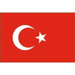 Türkei Flagge 90 x 150 cm aus Polyester für den Innen- und Außenbereich