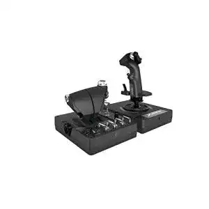 Joystick Logitech G X56 H.O.T.A.S. mit Schubregler und Stick-Controller
