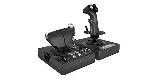 Joystick Logitech G X56 H.O.T.A.S. mit Schubregler und Stick-Controller