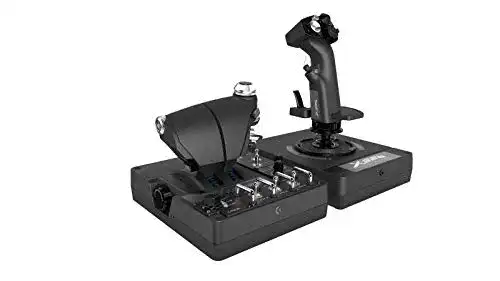 Joystick Logitech G X56 H.O.T.A.S. mit Schubregler und Stick-Controller