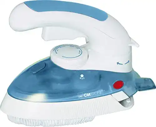 Clatronic DB 3108 B Dampfbürste – Stufenloses Reisebügeleisen