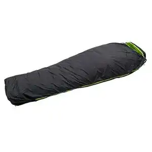 Carinthia G 145 Schlafsack L in Schwarz/Lime mit Reißverschluss rechts