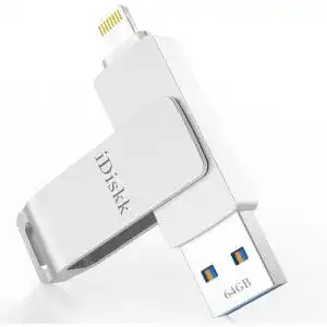 iDiskk Lightning-USB-Stick 64GB MFi-zertifiziert für iPhone