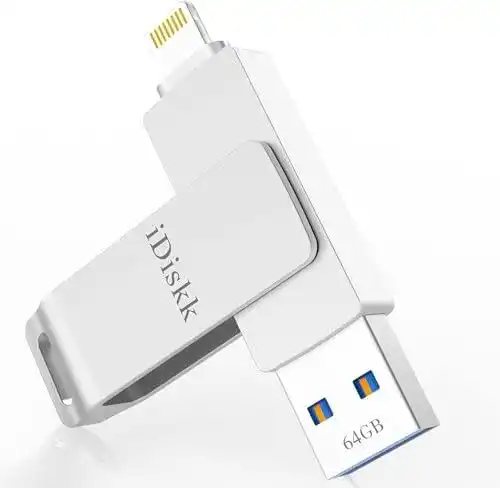 iDiskk Lightning-USB-Stick 64GB MFi-zertifiziert für iPhone