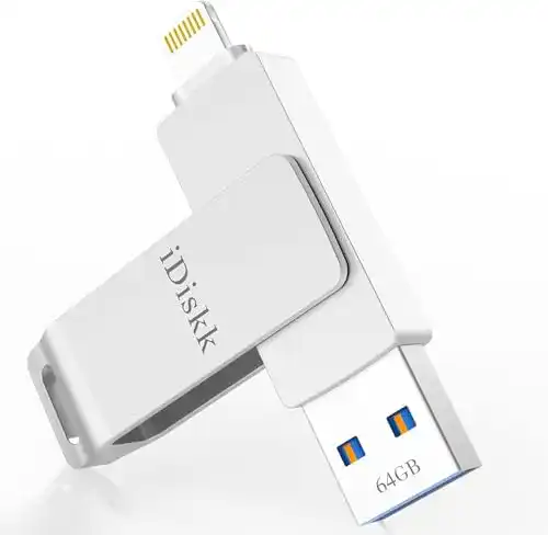 iDiskk Lightning-USB-Stick 64GB MFi-zertifiziert für iPhone