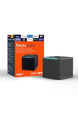 Amazon Fire TV Cube Streaming-Mediaplayer mit Sprachsteuerung und 4K Ultra HD