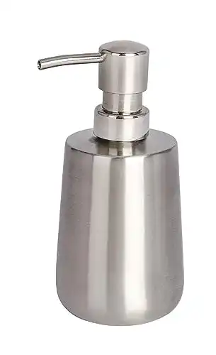 Seifenspender aus Edelstahl mit 420 ml Füllmenge von Wenko