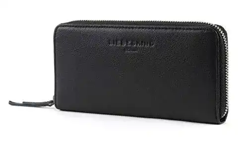 Liebeskind Berlin Damen Geldbörse Sally7 aus Leder in Vintage Schwarz