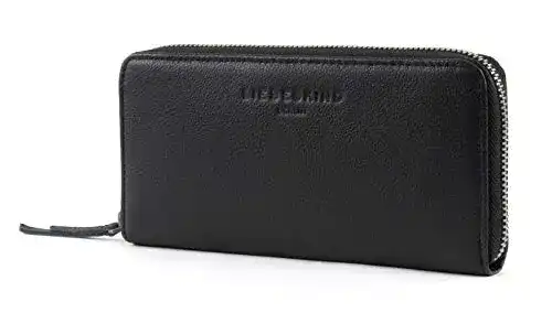 Liebeskind Berlin Damen Geldbörse Sally7 aus Leder in Vintage Schwarz