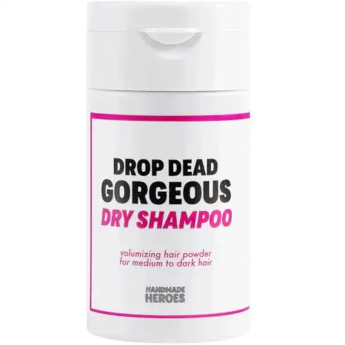 Trockenshampoo-Puder von Handmade Heroes für dunkles und brünettes Haar