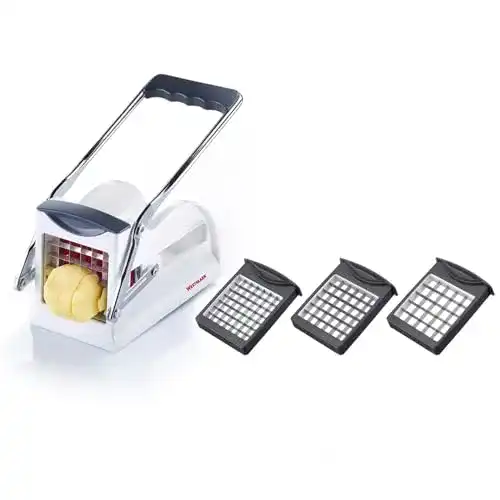 Pommesschneider Westmark mit Soft-Touch-Hebel für Pommes und Gemüsesticks