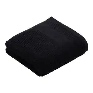 Vossen Tomorrow Handtuch 50 x 100 cm in Schwarz