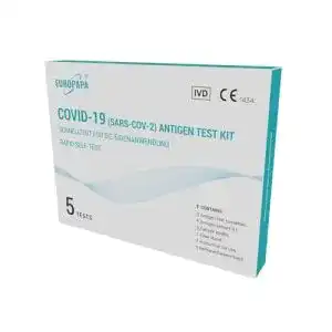Coronavirus Schnelltest EUROPAPA 5er Pack Selbsttest für Zuhause