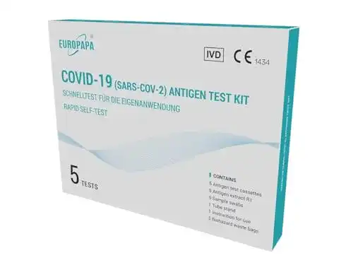 Coronavirus Schnelltest EUROPAPA 5er Pack Selbsttest für Zuhause