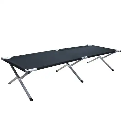 Campingliege Kronenburg Feldbett XXL für komfortables Schlafen im Freien