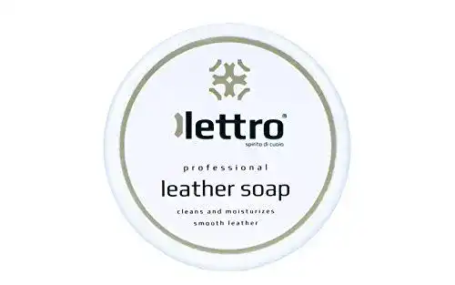 Lettro Lederseife zur Reinigung und Pflege von Lederprodukten