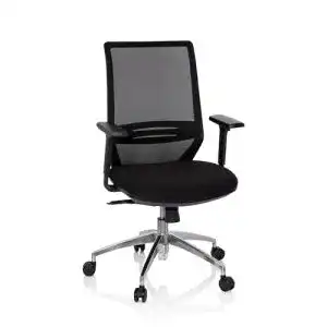 Bürostuhl mit Netzrücken und individuellen Einstellmöglichkeiten von hjh OFFICE