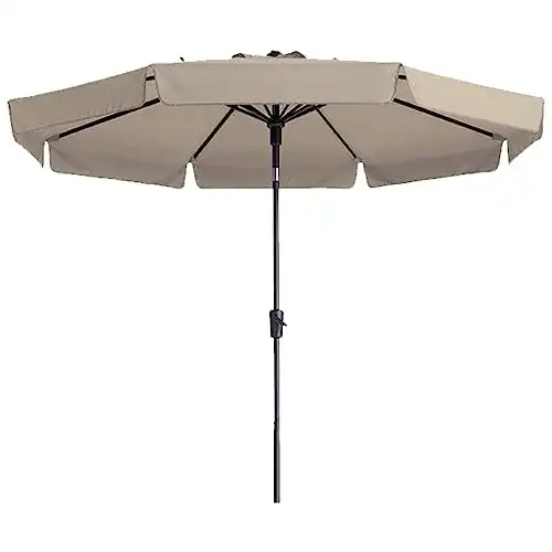 Madison Sonnenschirm Flores Luxe 300 cm Ecru