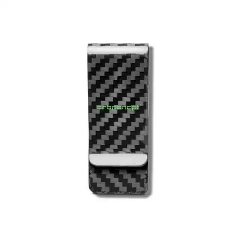 Geldklammer aus Carbon Fiber von CRBNCNCPT Geldscheinklammer