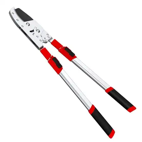 Ratschen-Astschere Gartol mit Teleskopstiel von 72 bis 105 cm