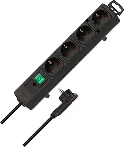 Brennenstuhl Comfort-Line Plus Steckdosenleiste mit 4 Steckdosen