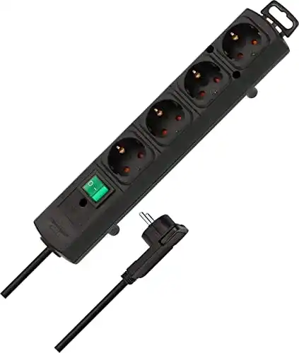 Brennenstuhl Comfort-Line Plus Steckdosenleiste mit 4 Steckdosen