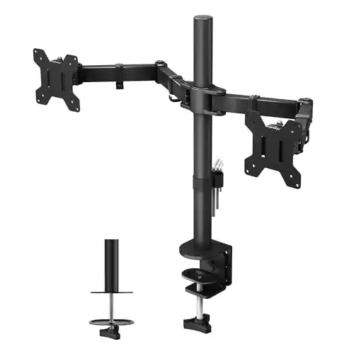 Monitorhalterung für zwei Monitore von Bontec für 13-27 Zoll