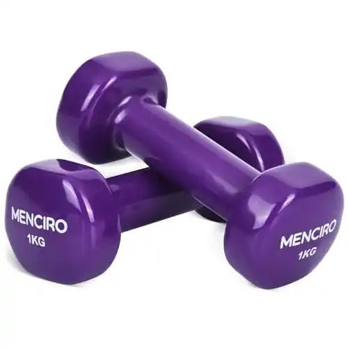 Hanteln 1 kg Menciro 2er Set für Fitness und Krafttraining