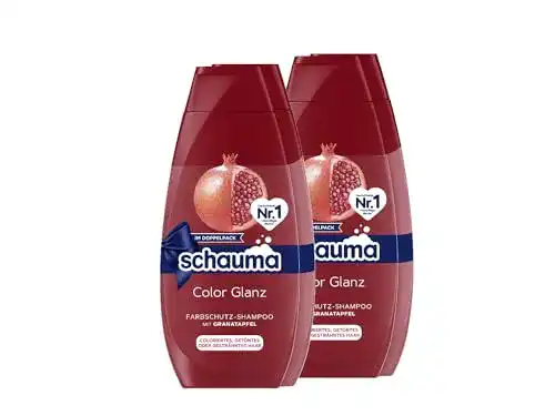 Schauma Schwarzkopf Color Glanz Shampoo 2er Pack für coloriertes Haar