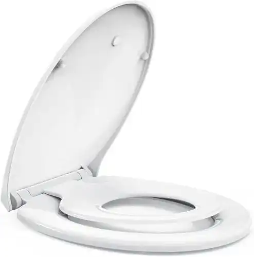 Toilettensitz für Kinder mit integriertem Kindersitz von STOREMIC