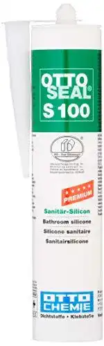 Sanitärsilikon Ottoseal S100 Premium C01 Weiß für Dichtungsanwendungen