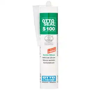 Sanitärsilikon Ottoseal S100 Premium C01 Weiß für Dichtungsanwendungen