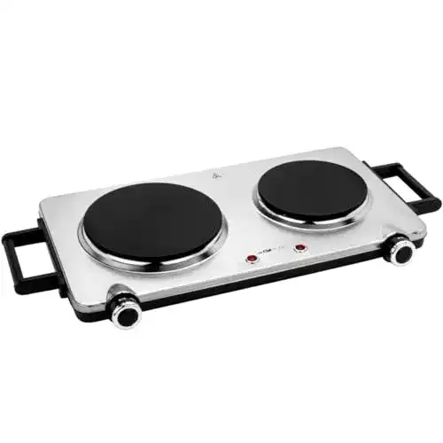 Doppelkochplatte Clatronic DKP 3668 E mit 2 Kochfeldern